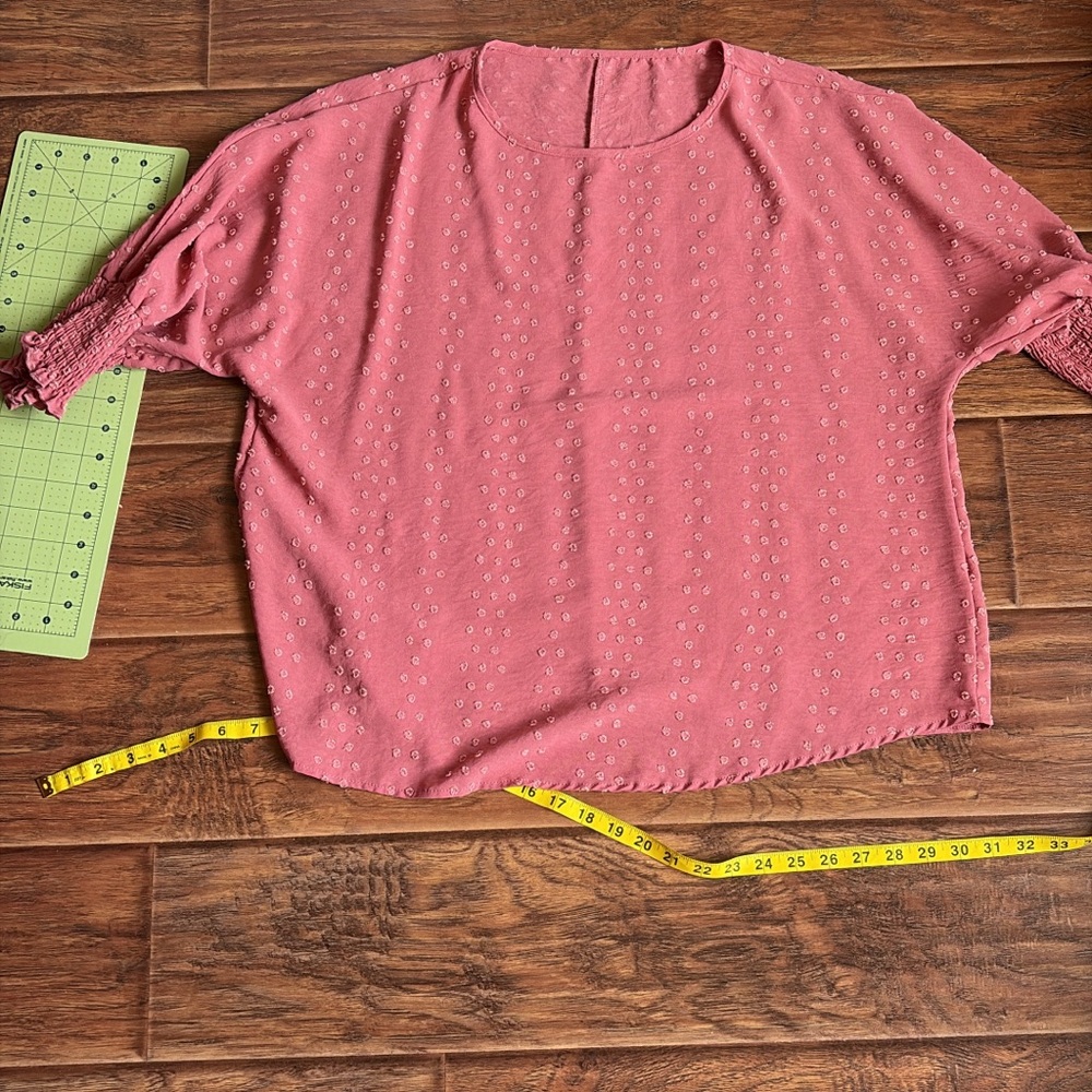 Chic Mauve Blouse with Textured Design